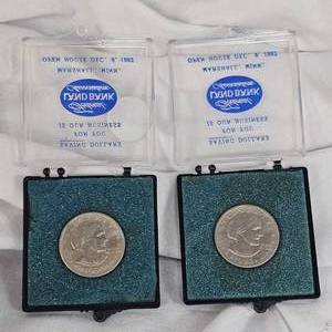 lot 107 image: 2-1980 Susan B $1s Federal Land Bank, Marshall Advertising wCOA
