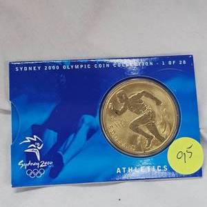 lot 95 image: Sydney 2000 $5 Olympic Coin