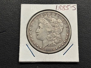 lot 5 image: 1885-S Morgan Dollar