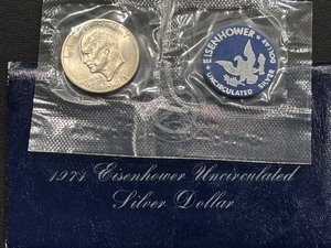 lot 4 image: 1971-S Eisenhower Silver Dollar Uncirculated