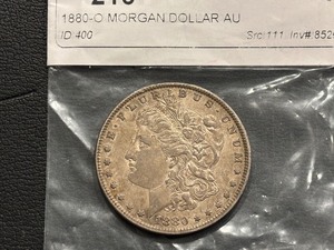 lot 15 image: 1880-O Morgan Dollar AU