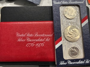lot 21 image: 1976-S Bicentennial Silver Set Uncirculated