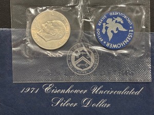 lot 23 image: 1971-S Eisenhower Silver Dollar Uncirculated