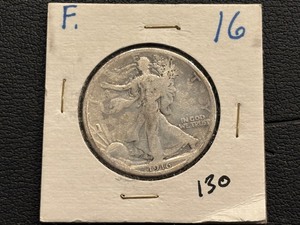 lot 39 image: 1916 Walking Liberty Half Dollar Only 608,000 Minted