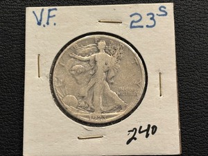 lot 41 image: 1923-S Walking Liberty Half Dollar