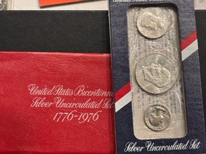lot 58 image: 1976-S Bicentennial Silver Set Uncirculated