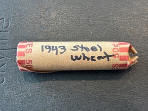 lot 103 image: Lincoln Steel Cent Roll