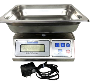 lot 16 image: MSRP $600 Health-o-Meter 3400KL Professional Digital Wet DiaperLap SpongeOrgan Scale with Pan 176 oz x 0.05 oz 5000 g x 1 g, Precise, High resolution, Easy to clean - Great Condition