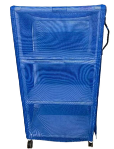 lot 39 image: MSRP $600 IPU Standard Line Multi-Purpose Carts - Lightweight, Ergonomic Push-Pull Handles, Easily Removable Cover 50.5 H x 28 W x 20 D26 x 20 removable shelves - Great Condition
