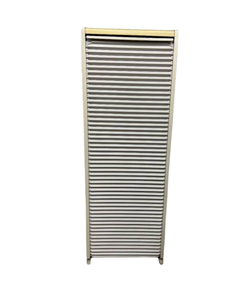 lot 43 image: Herman Miller Milcare Multi-Drawer Storage Cabinet  Features Smooth Roll-Up Accordion Door  Durable, Clean Design Ideal for Medical, Lab, or Office Use  Trusted Quality & Functionality- Good Condition