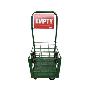 lot 48 image: Anthony 6124 Cylinder Cart with Solid Rubber Wheels and Handle - Better Controls, Ease of Maneuverability, Heavy-Duty Frame - Great Condition