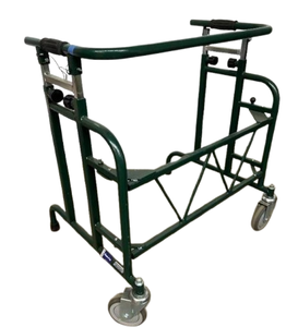 lot 50 image: MSRP $1200 Sizewise Bath Aid Bariatric Walker - Hand Grip Assist, Swivel Wheels, Durable Support - 750lb Capacity - Great Condition
