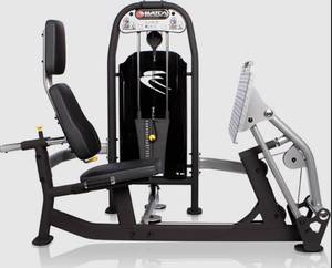 MSRP $5000 Batca Fitness Systems&nbsp;LD-3&nbsp;LINK Dual Function Leg Press Calf Raise Lower Body Strength Training Machine Workout Exercise Station *focuses target quadriceps, hamstrings, glutes &amp; calves&nbsp;- Works Great! See Youtube How It Works!