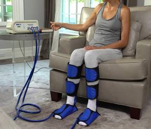 lot 55 image: MSRP $5000 BioTAB Healthcare Bio Arterial Plus Blood Flow Enhancement System with APG-3045-FC FootCalf-Half Leg Compression System - Great Working Condition