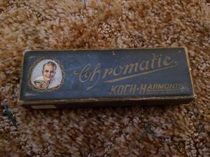 lot 81 image: Vintage Koch Chromatic Harmonica In Box