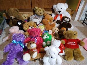 lot 92 image: Large Lot of Stuffed Bears