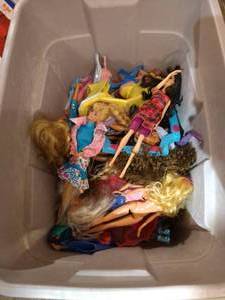 lot 122 image: Huge Barbie Lot