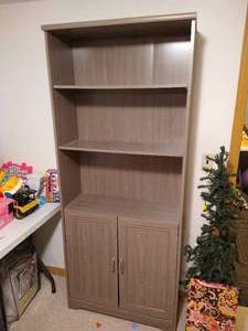 lot 129 image: Book ShelfCabinet