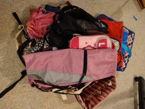 lot 136 image: Pile of Bags, Etc