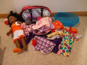 lot 164 image: Battat 1998 Doll & Accessories