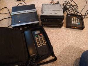 lot 170 image: Misc. Electronics - Car Stereos, Bag Phone, Etc