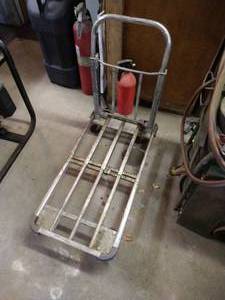 lot 251 image: Stainless Steel 4-Wheel Cart