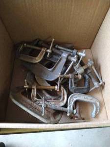 lot 259 image: Box of (11) C-Clamps