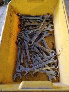 lot 269 image: Box of Wrenches