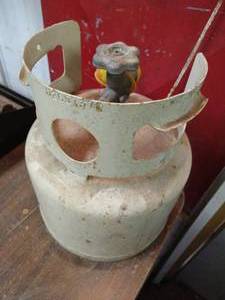 lot 284 image: Small 10-12 lb Propane Tank