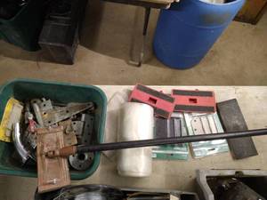 lot 313 image: Lot of Hinges And Sheetrock Sander