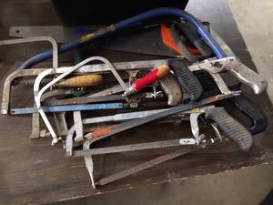 lot 330 image: Huge Lot of Saws