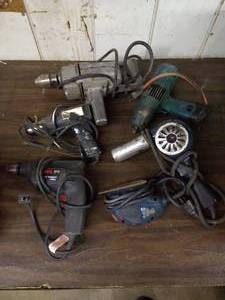 lot 333 image: Heat Guns & Drills