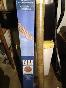 lot 339 image: Linoleum Flooring Roll & Patio Umbrella