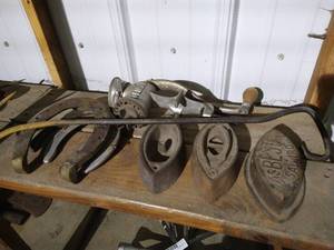 lot 369 image: Vintage Metal Items, Ice Hooks