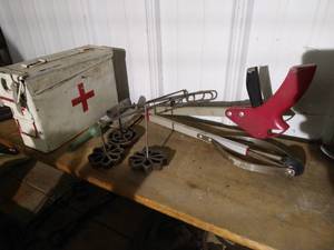 lot 370 image: Variety of Things- Ammo Box, Metal Molds