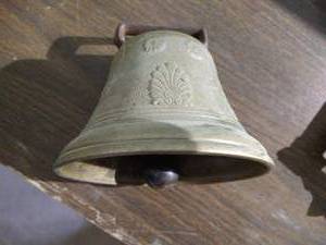 lot 376 image: Vintage Brass Bell- 1878