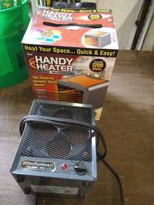 lot 392 image: Two Mini Space Heaters