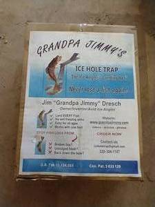 lot 416 image: Grandpa Jimmys Ice Hole Trap - New