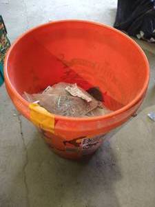 lot 417 image: Bucket of Hardware - Several New Bags