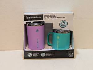 lot 4 image: THERMO FLASK INSULATED FOOD JAR 2PK.