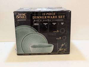 lot 29 image: THYME & TABLE 12PC. DINNERWARE SET