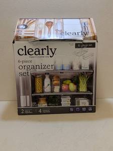 lot 33 image: CLEARLY 6PC. ORGANIZER SET