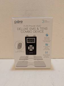 lot 84 image: PURE ENRICHMENT PUREPULSE DUO DELUXE EMS & TENS COMBO DEVICE