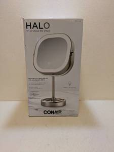 lot 74 image: CONAIR HALO LED RECHARGEABLE MIRROR