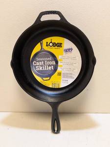 lot 103 image: LODGE CAST IRON SEASONED CAST IRON SKILLET