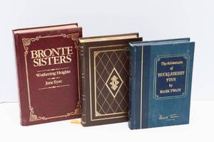 lot 18 image: Decorative Classic Books  Set of Three