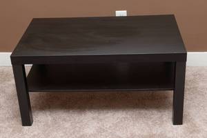 lot 25 image: IKEA LACK Coffee Table  Black