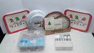 lot 36 image: Disposable Utensils and Plates  Brand New