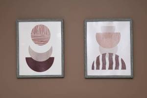 lot 60 image: Coordinating Wall Art  Set of Two
