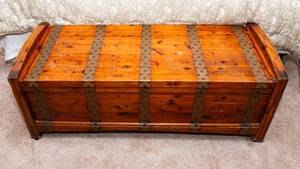 Vintage Wooden Trunk